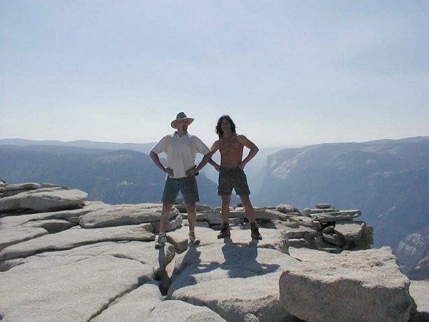 Mike and Chris at Half Dome