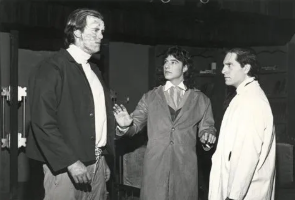 Mike in a theater production